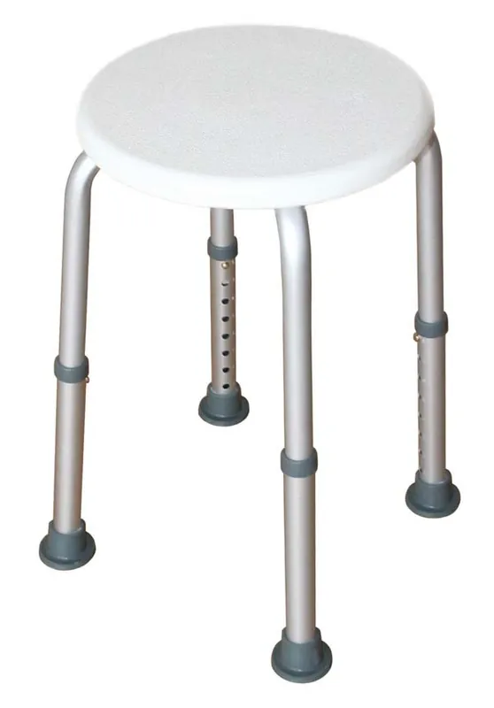 Abverkauf Duschhocker 8 fach höhenverstellbar aus Aluminium