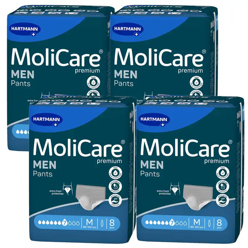 HARTMANN MoliCare® Premium MEN Pants - 7 Tropfen - Medium (4x8 Stück) Jetzt Kaufen