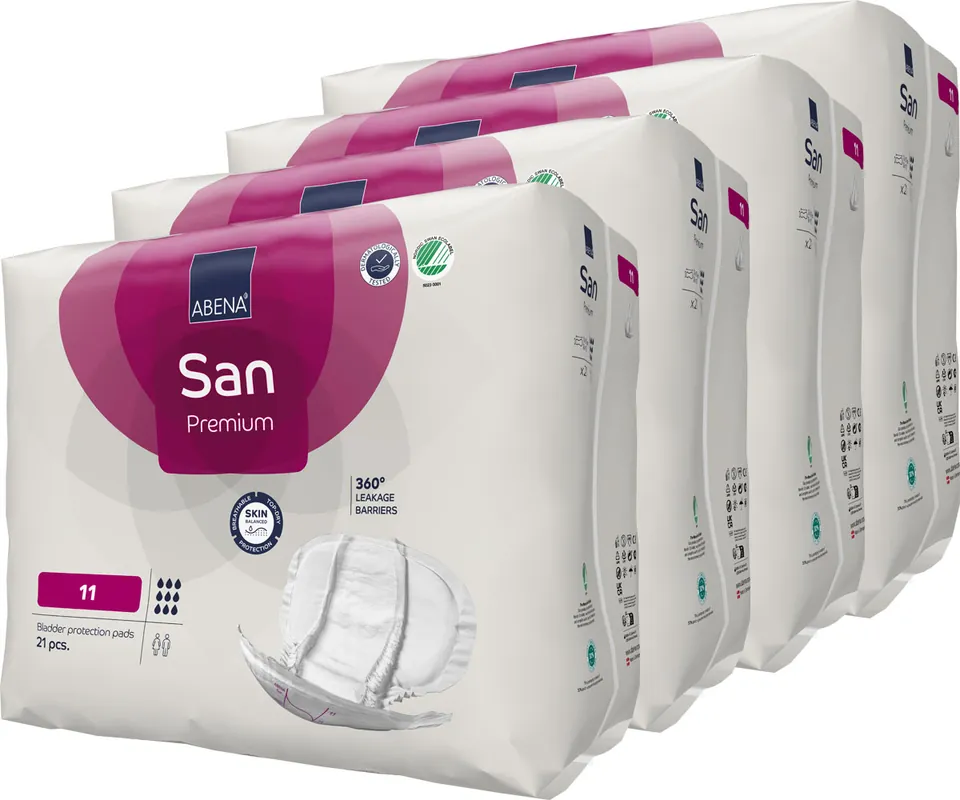 ABENA San PREMIUM 11 - Inkontinenz Vorlagen - 3.400ml (4x21 Stück) Billig