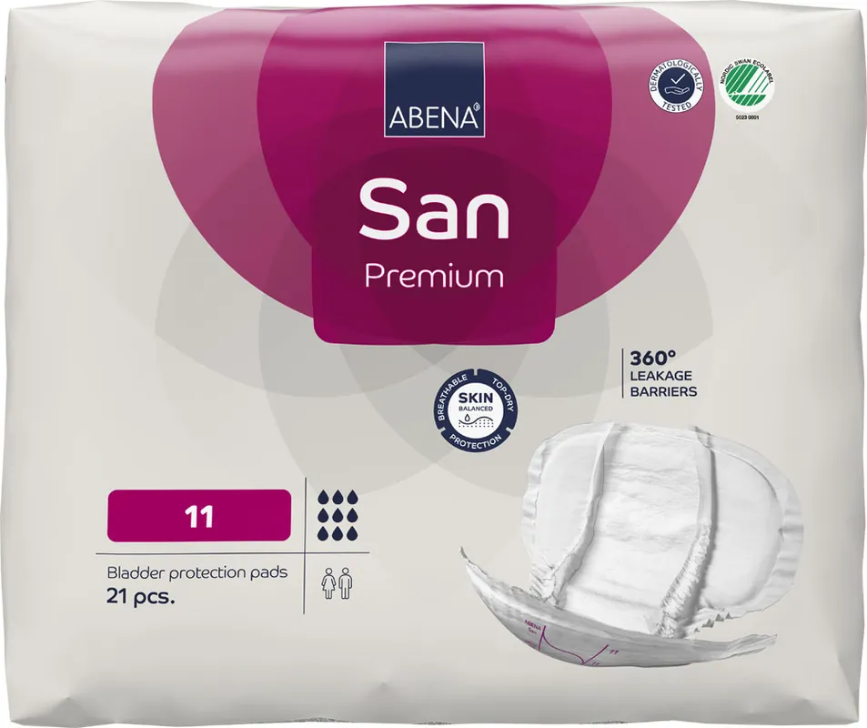 ABENA San PREMIUM 11 - Inkontinenz Vorlagen - 3.400ml (21 St. Packung) Solange Der Vorrat Reicht