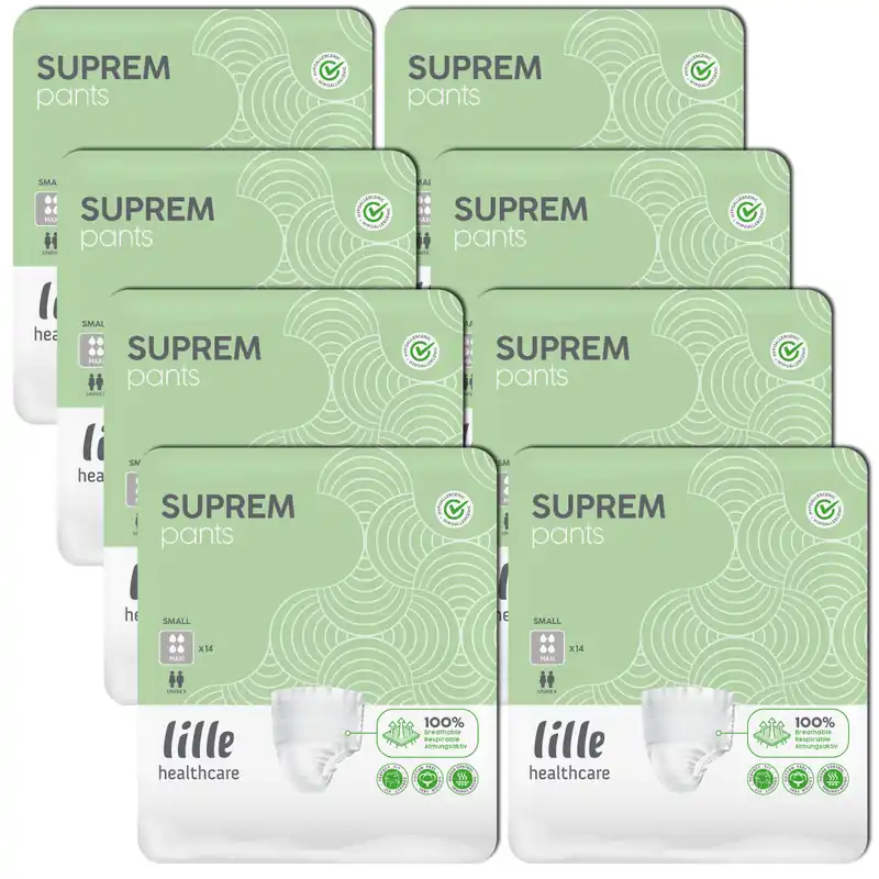 Neue Kollektion LILLE Suprem Pants - MAXI - (Inkontinenzslip) Gr. Small (6x14) 112 Stück