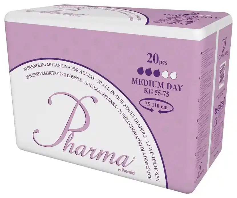 Abverkauf Pharma Slip - Windeln mit Folie - Tagwindel - Gr. Medium - 20 Stück Packung