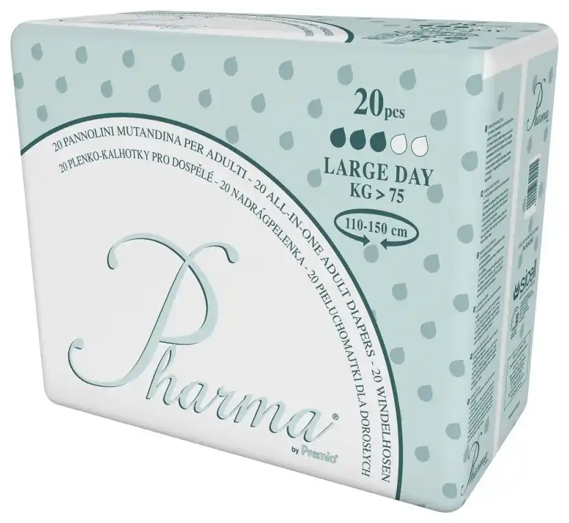 Solange Der Vorrat Reicht Pharma Slip - Windeln mit Folie - Tagwindel - Gr. Large - 20 Stück Packung