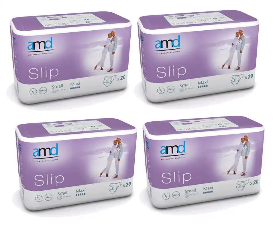 AMD SLIP - (MAXI) - Inkontinenzwindeln - Gr. Small (S) - 4x20 St. Karton Highlight