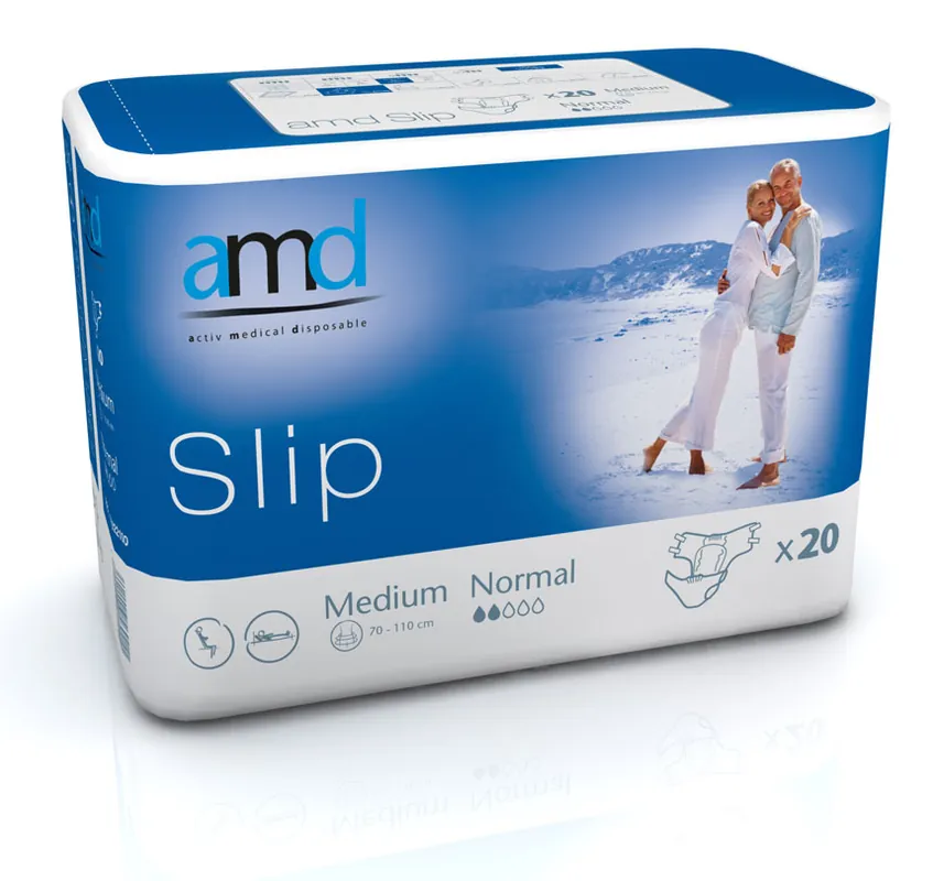AMD SLIP - (NORMAL) - Inkontinenzwindeln - Gr. Medium (M) - 20 Stück Schneller Versand