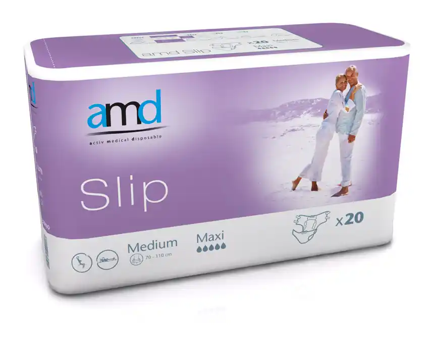 AMD SLIP - (MAXI) - Inkontinenzwindeln - Gr. Medium (M) - 20 Stück Schneller Versand