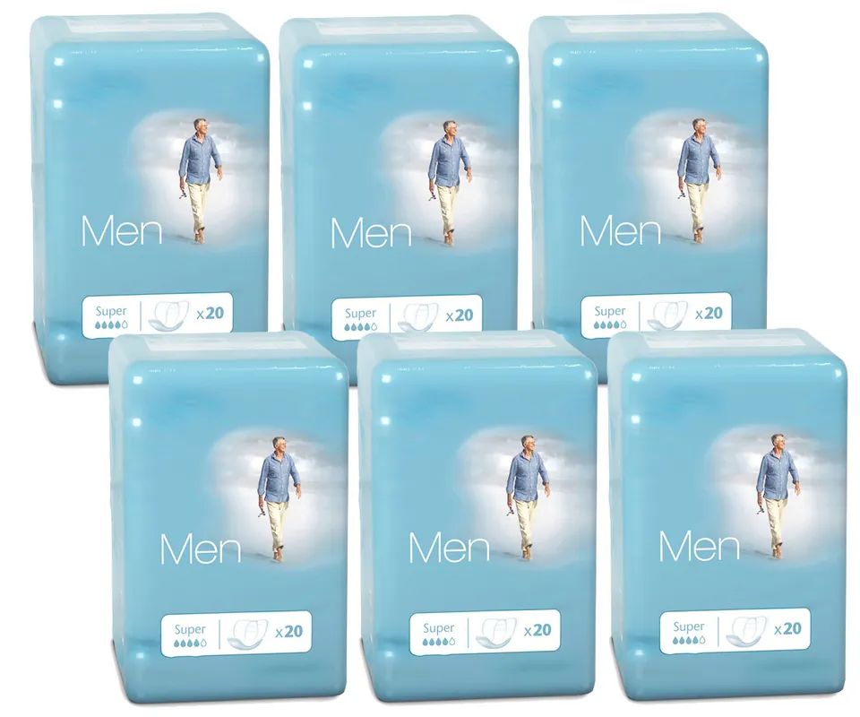 AMD MEN - Super - Herrenvorlagen - 6x20 Stück Neu
