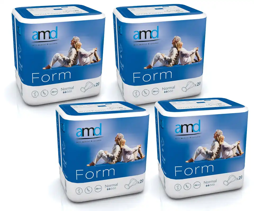 AMD Form - (NORMAL) anatomische Vorlagen - 4x20 St. Karton Top-Seller