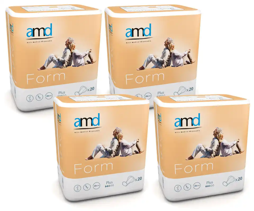 AMD Form - (PLUS) anatomische Vorlagen - 4x20 St. Karton Top-Seller