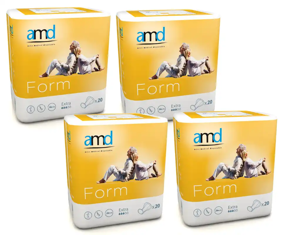 AMD Form - (EXTRA) anatomische Vorlagen - 4x20 St. Karton Echt