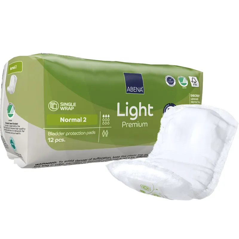 Echt ABENA Light NORMAL 2 - Inkontinenzeinlagen für Frauen - 350ml - 12St. Packung