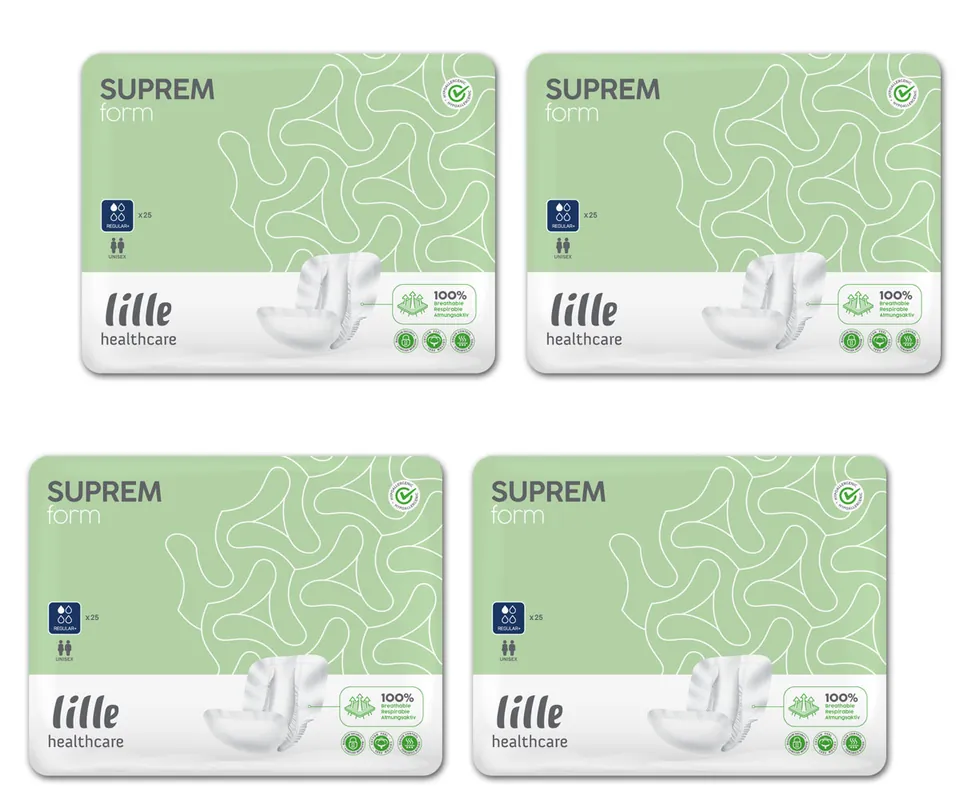 LILLE Suprem FORM - REGULAR PLUS - Inkontinenzvorlagen - 100 Stück Must-Have