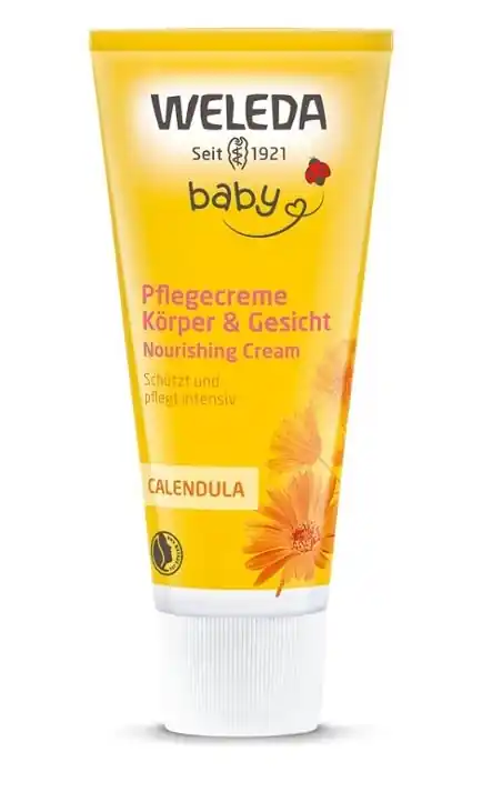 Weleda Calendula Babycreme für Gesicht & Körper - 75ml Tube Schneller Versand