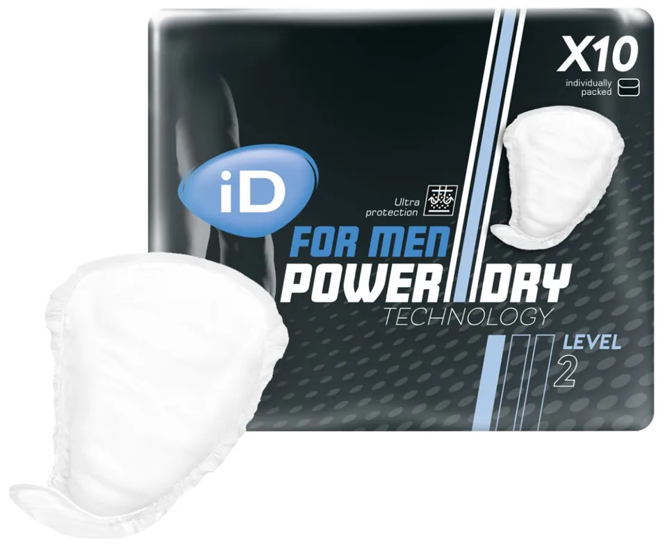 iD for men - Level 2 - Slipeinlagen für Männer - 10 St. Packung Beliebt