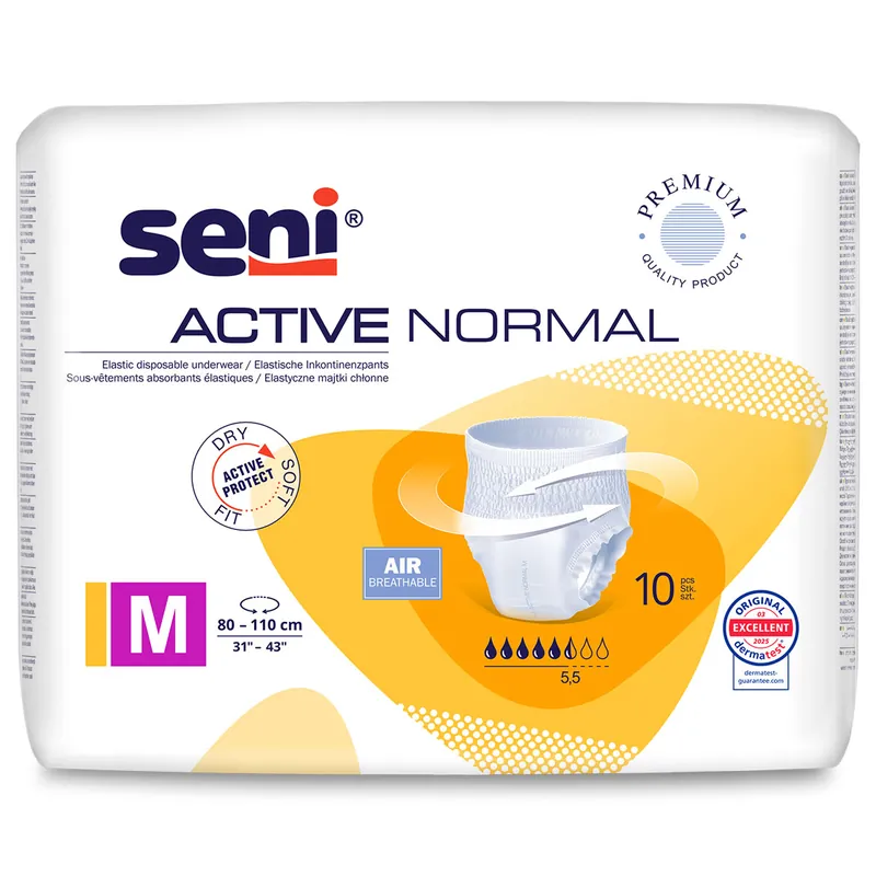 SENI Active NORMAL Inkontinenz-Pants SMALL | 10 Stück Packung Geprüft