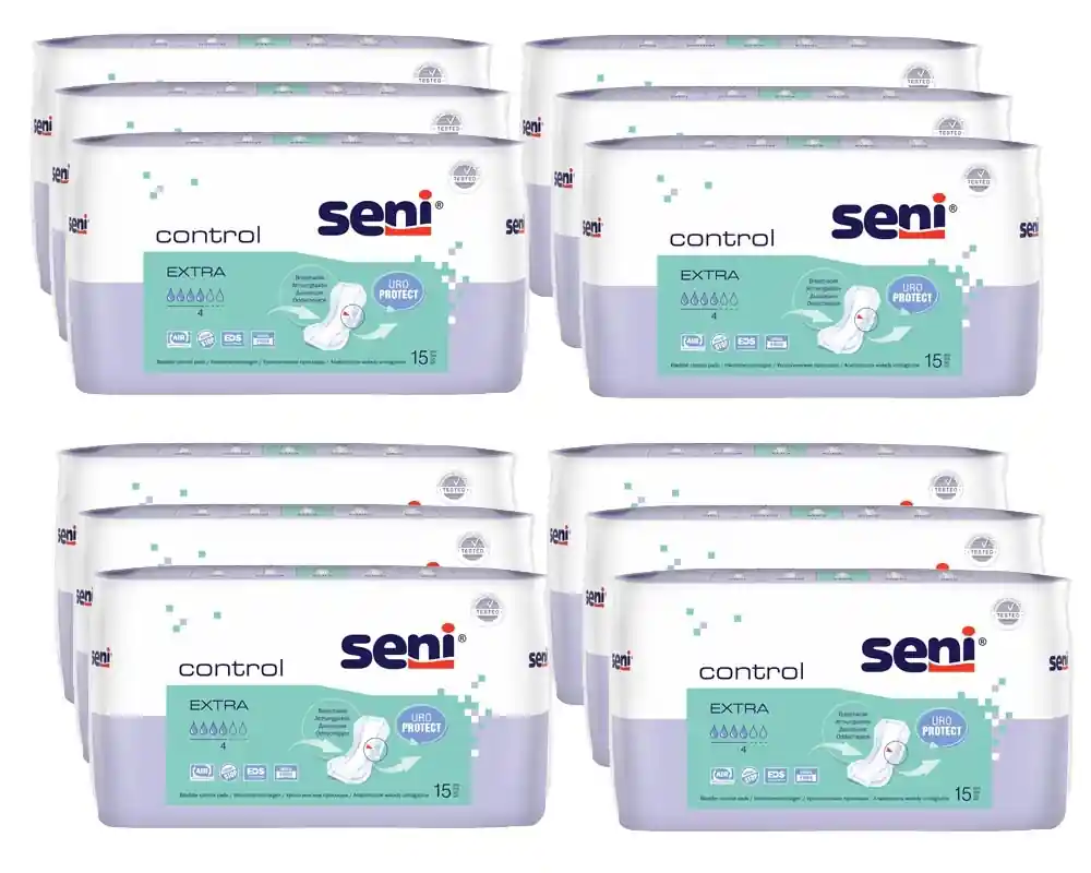Kracherpreis SENI Control EXTRA - Inkontinenzeinlagen - (12x15 Stück Karton)