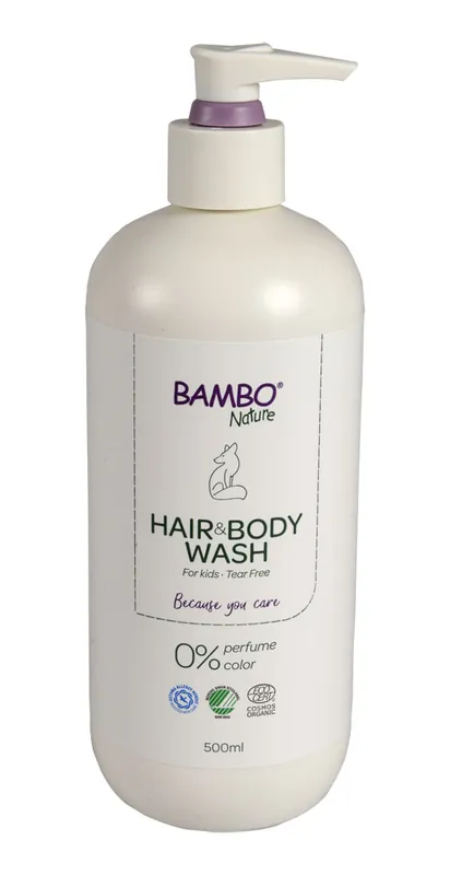 Top-Angebot Bambo Nature - Kinder Haar- und Körperwäsche - 500ml Spender