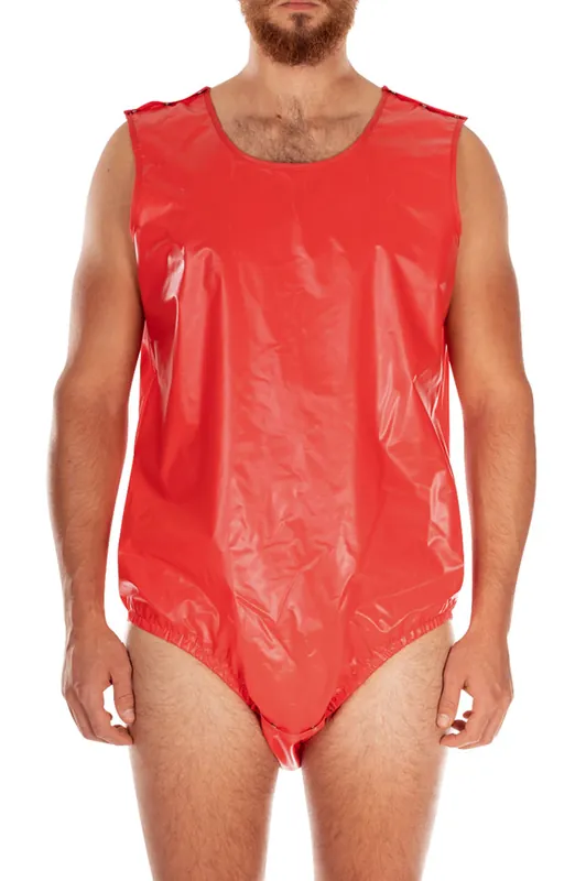 Suprima PVC Body - knöpfbar - No. 9614 S rot Preisknaller