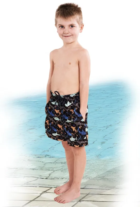 Suprima bunt bedruckte Schwimmshorts für Jungen - bei Inkontinenz - 1534 Gr. 110/116 Saisonangebot