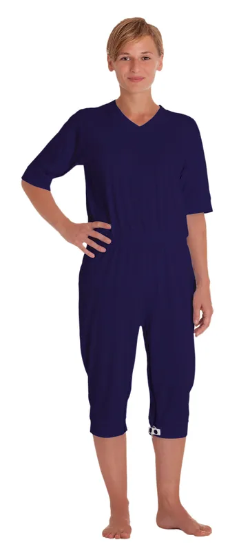 Versand Am Gleichen Tag Suprima Pflegeoverall - KURZ - mit Rücken- & teilb.Beinreißverschluss, Unisex, 4704 M