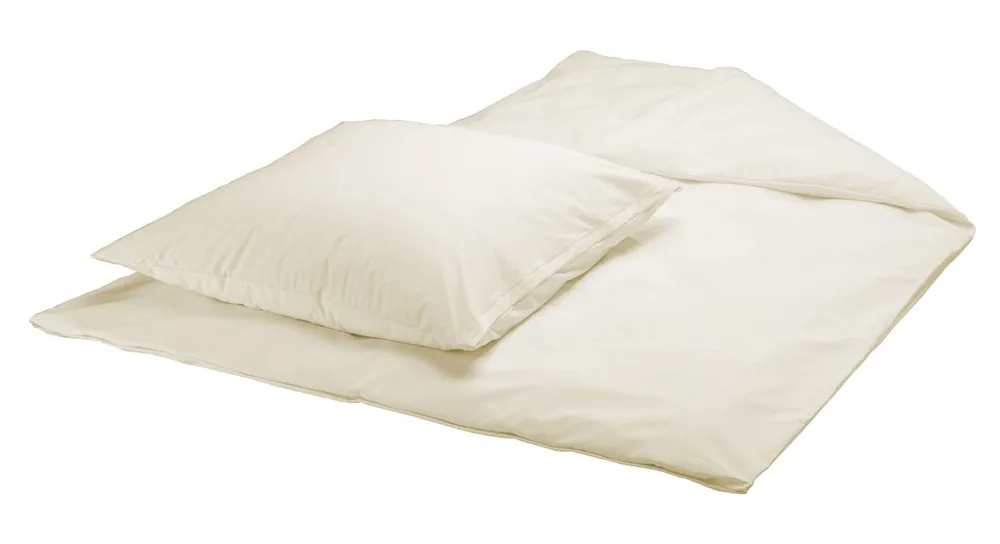 Nur Heute Suprima Bettgarnitur / Bettwäsche PVC Kissen & Decke - No. 3620 - Farbe: softgelb