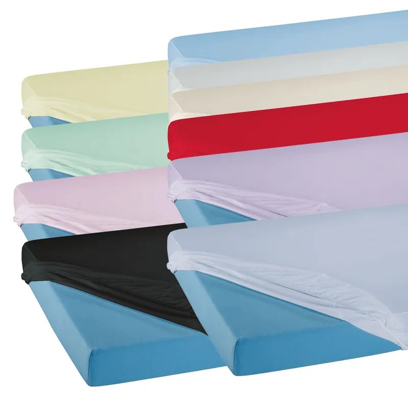 Sale Suprima Spannbetttuch - PVC zum Schutz der Matratze 100 x 200cm - 3063 - Farbe gelb