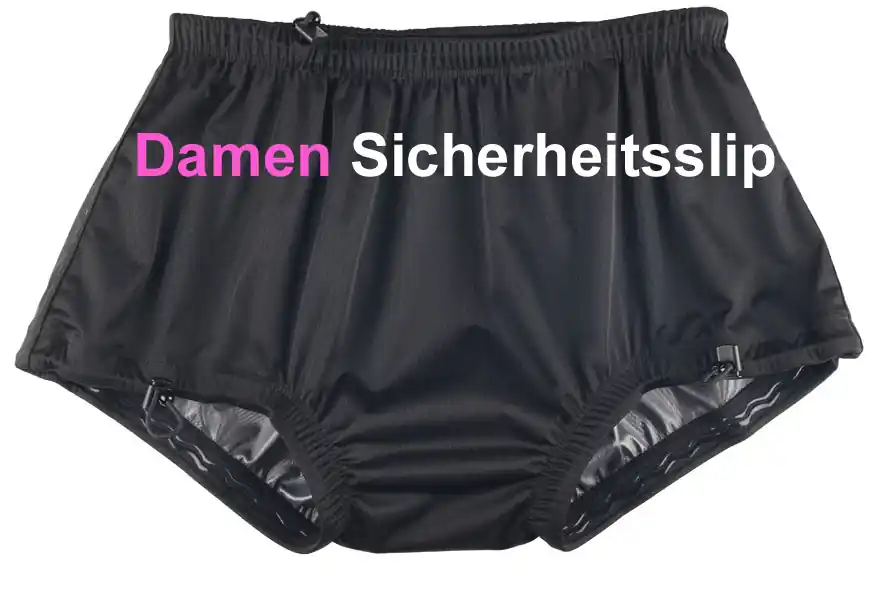 Highlight Suprima Bademoden Sicherheitsslip - für Damen - bei Inkontinenz in Schwarz - 1526 - Gr.: 38