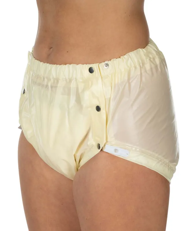 Jetzt Kaufen Suprima PVC-Slip - knöpfbar mit verstellbaren Beingummi - für Frauen & Männer - No. 1252 softgelb M
