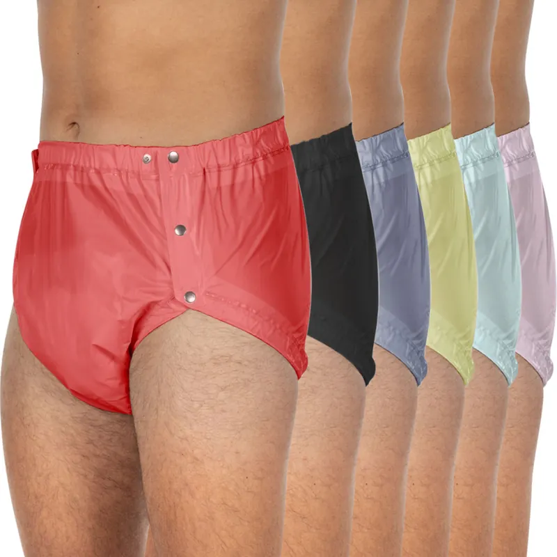 Jetzt Kaufen Suprima PVC-Slip - seitlich knöpfbar für Frauen & Männer - No. 1249 schwarz L
