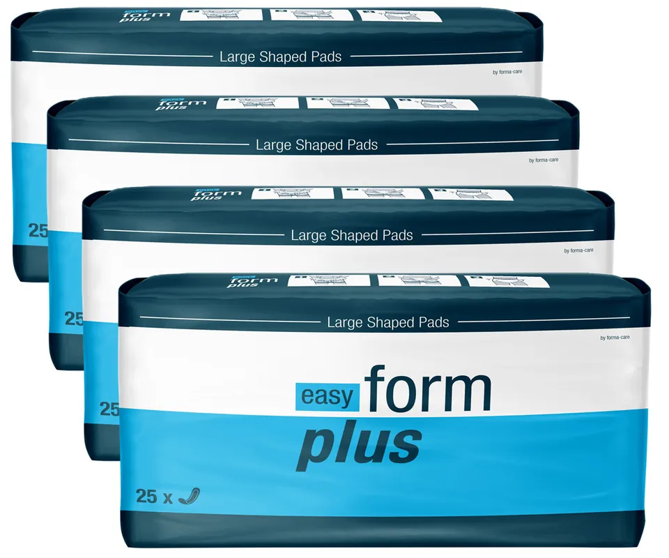 Easy Form PLUS TBS - atmungsaktive Inkontinenzvorlagen - 4x25 (100) St. Karton Direkt Vom Hersteller