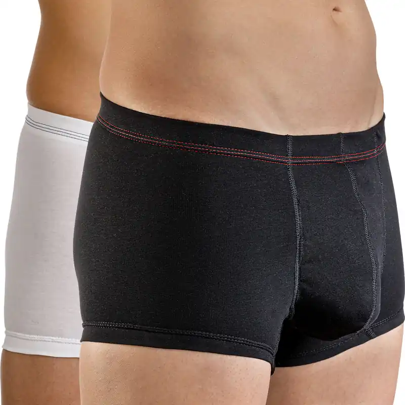 Direkt Vom Hersteller Suprima Bodyguard new life Shorts - Herren-Slip mit integrierter Saugeinlage - 7 schwarz
