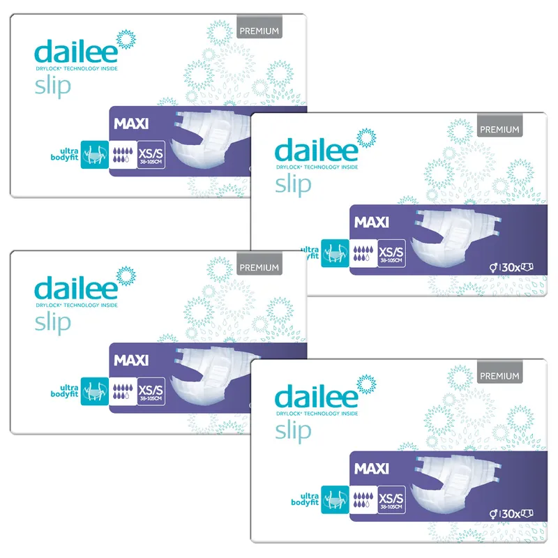 Heißes Angebot Dailee Slip Premium Maxi | Small (XS/S) | 4x30 St. Karton