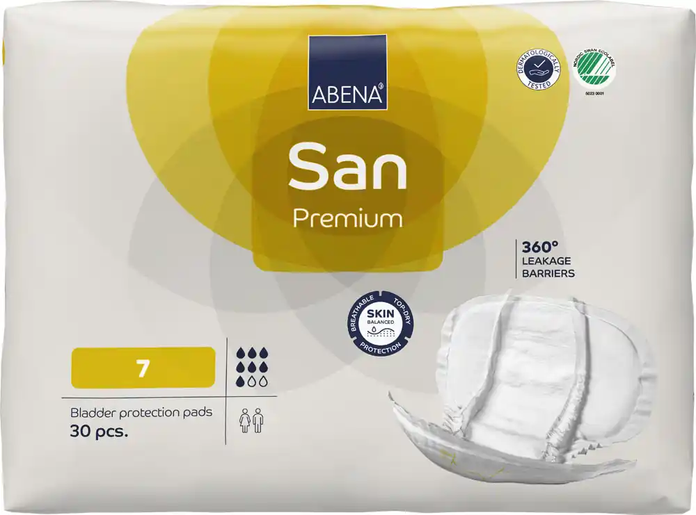 ABENA San PREMIUM 7 - Inkontinenz Vorlagen - 2.100ml (30 St. Packung) Neu