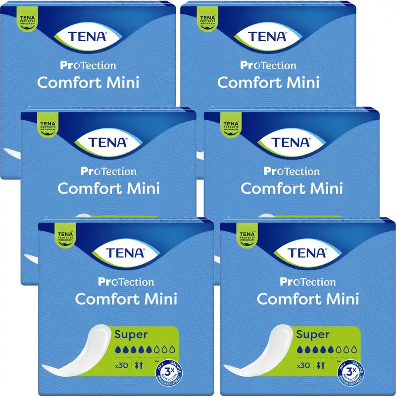 Highlight TENA Comfort Mini Super Einlagen - 6x30 Stück