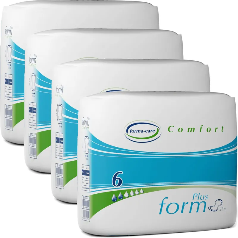 Forma-Care Form Comfort PLUS - anantomische Vorlagen - 4x 25 (100) St. Karton Kracherpreis