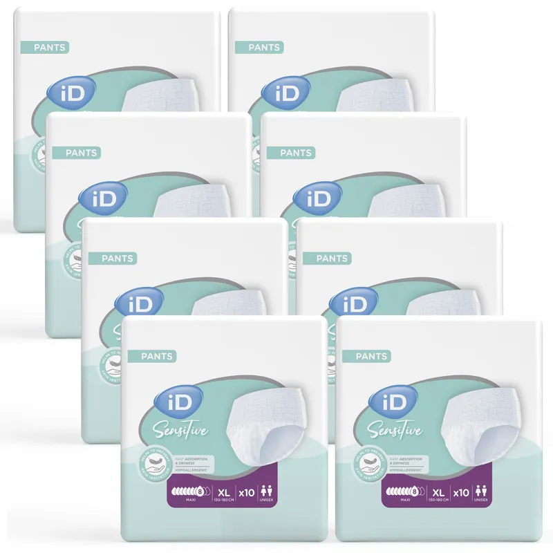 Highlight iD Pants Sensitive MAXI - Inkontinenz-Pants - Gr. X-Large (XL) - 8x10 St. Packung
