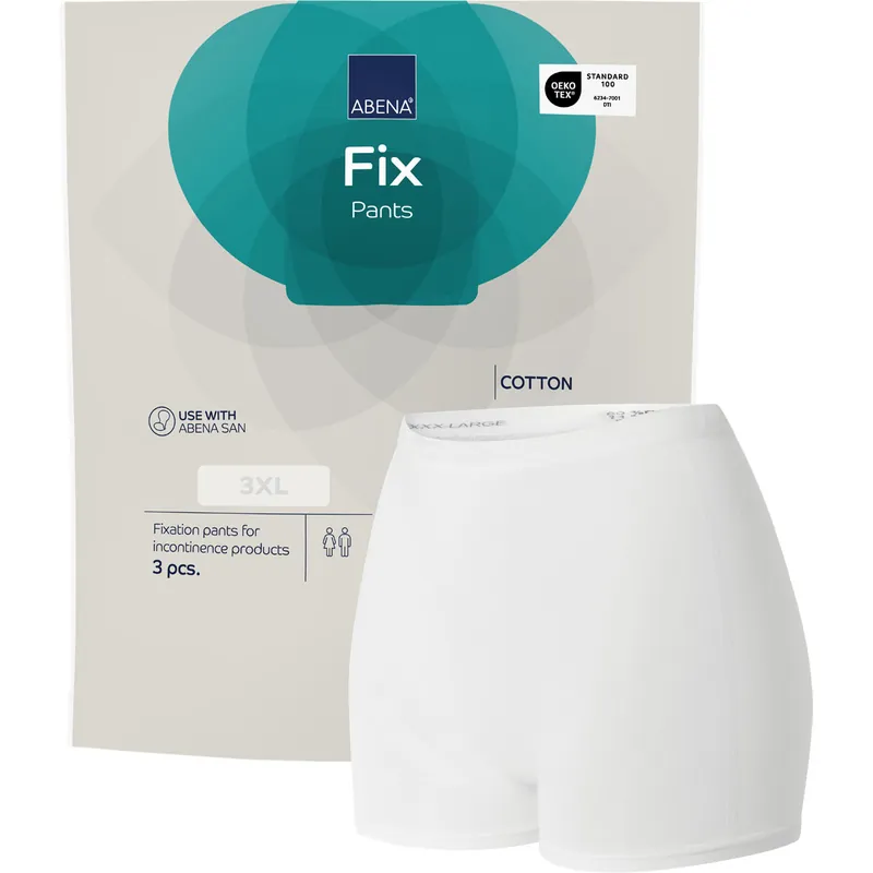 Top-Preis ABENA Fix Pants Cotton - Baumwoll Fixierhose MIT Bein | 3er Pack - Gr. - 3XL