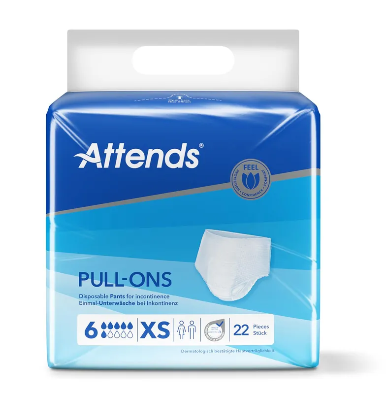 Highlight ATTENDS Pull-Ons 6 (Plus) Extra Small (XS) - Pants für Jugendliche - 22 St. Einzelpack