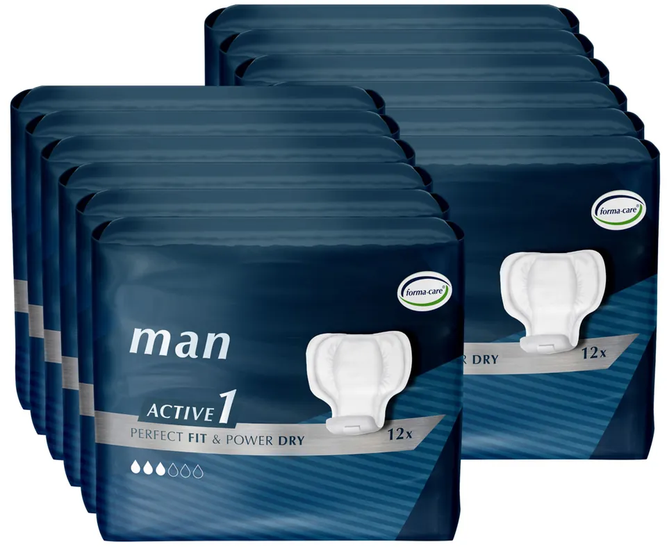 Forma-Care Man ACTIVE 1 - Slipeinlage für Männer - 300ml - 12x18 (216) St. Karton Billig