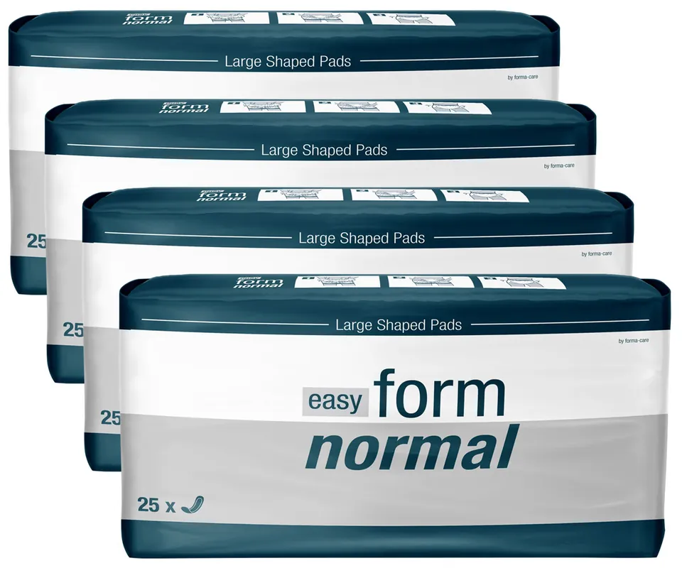 Beliebt Easy Form NORMAL TBS - atmungsaktive Inkontinenzvorlagen - 4x25 (100) St. Karton