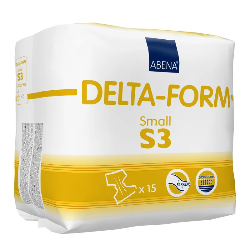 DELTA-Form Gr. Small S3, Standard Inkontinenzwindeln - 15 St. Packung Nur Heute