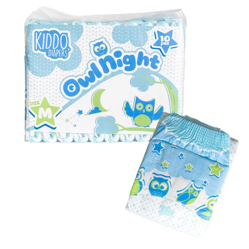 Saisonangebot Kiddo Owl Night - bunte Erwachsenenwindeln - X-Large (XL)