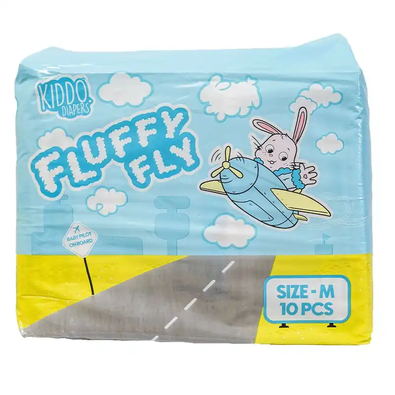 Kiddo Fluffy Fly - bunte Erwachsenenwindeln TBS - Medium (M) Super-Preis