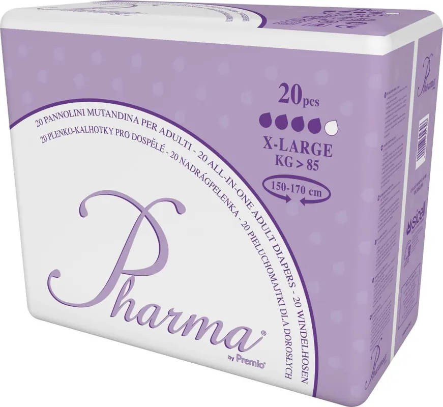 Pharma Slip - Windeln mit Folie - Gr. XL - 20 Stück Packung Preisknaller