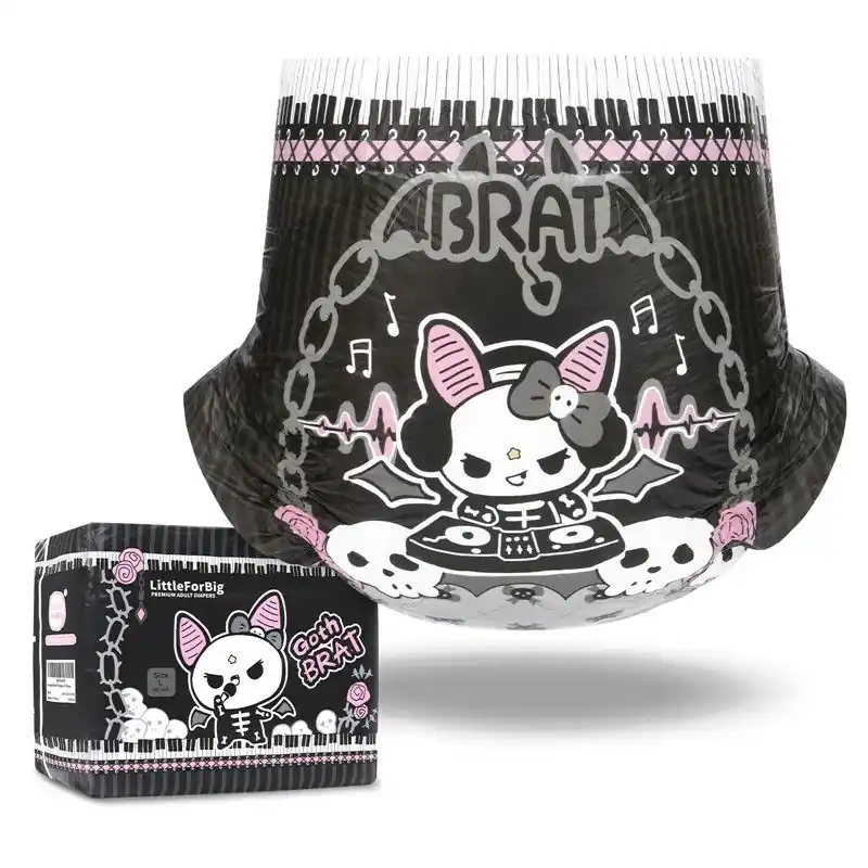 Online Kaufen Little for Big - Goth BRAT - Windeln für Erwachsene | Medium (M)