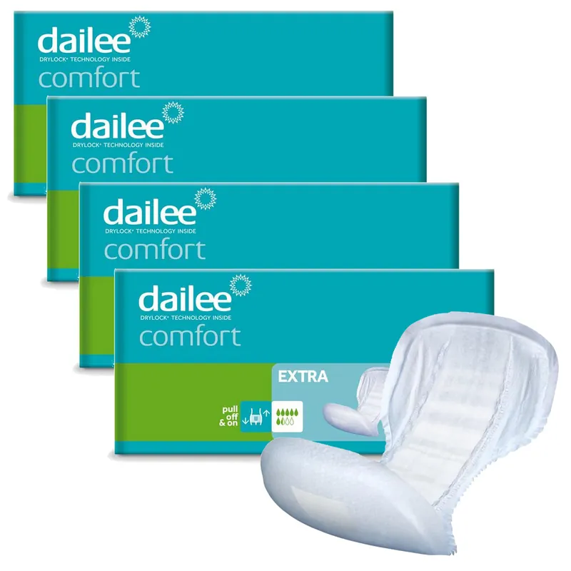 Dailee Comfort EXTRA - Inkontinenzvorlagen | 4x28 St. Karton Neuheit