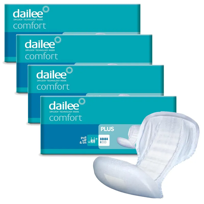 Rabatt Dailee Comfort PLUS - Inkontinenzvorlagen | 4x28 St. Karton