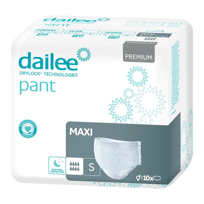 Neue Ware Dailee Pant Premium MAXI - Small (S) - 10 St. Beutel