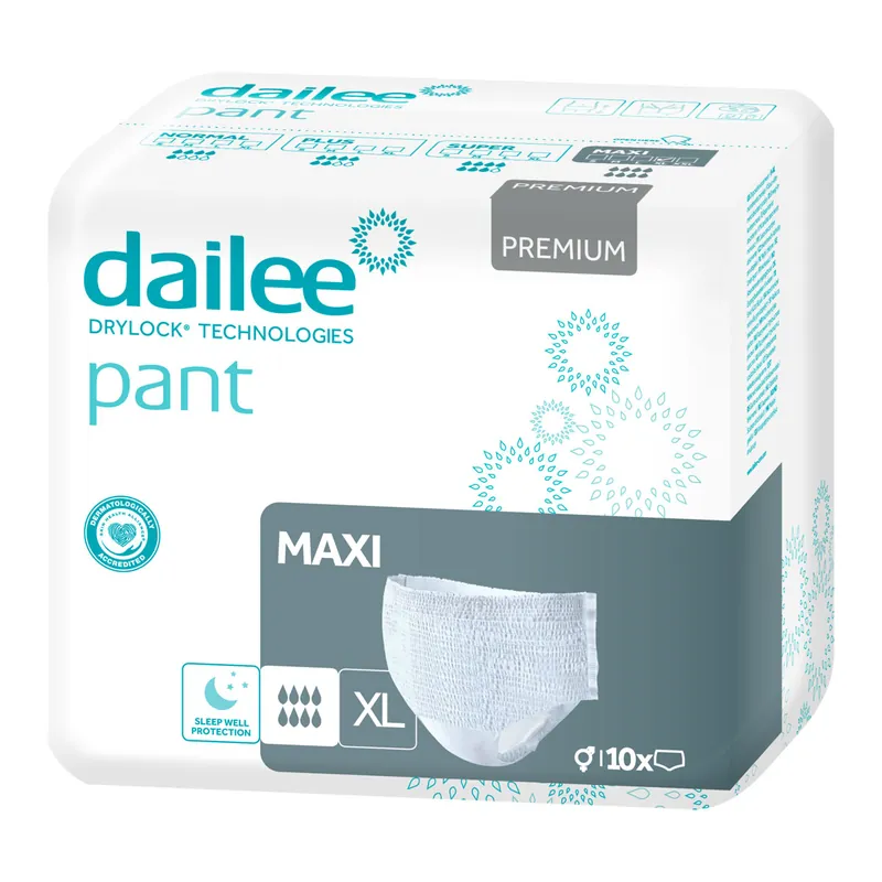 Dailee Pant Premium MAXI - X-Large (XL) - 10 St. Beutel Meistverkauft