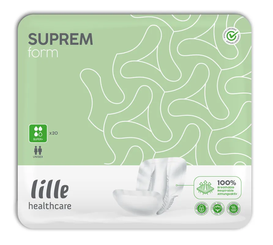 Saisonangebot LILLE Suprem FORM - SUPER PLUS - Inkontinenzvorlagen - 20 Stück Packung